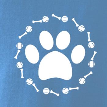 Tlapka míč kost pes