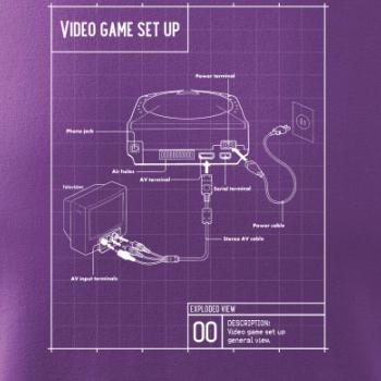 Nákres TV video hra kulatá