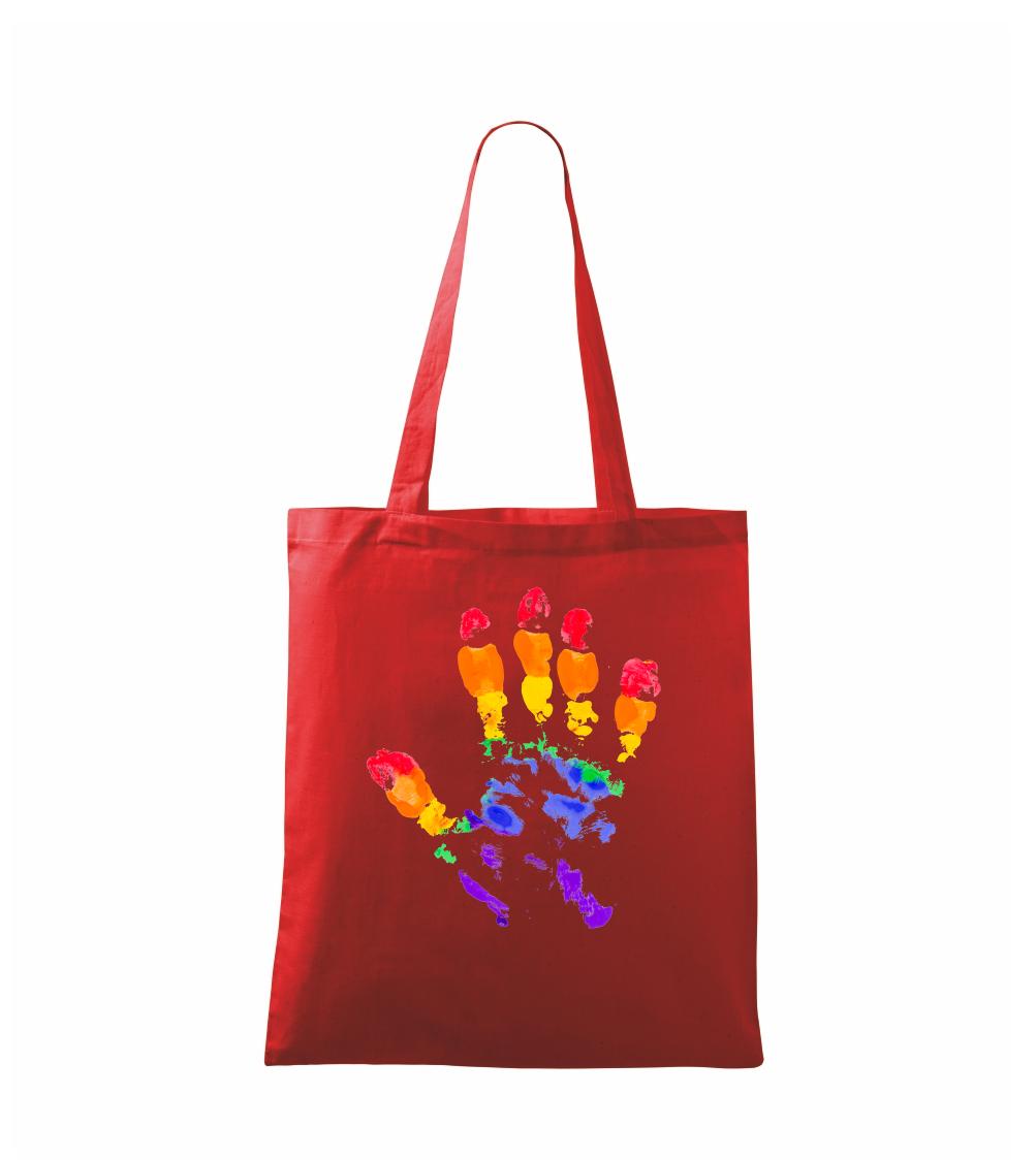 LGBT hand print LGBT hand print