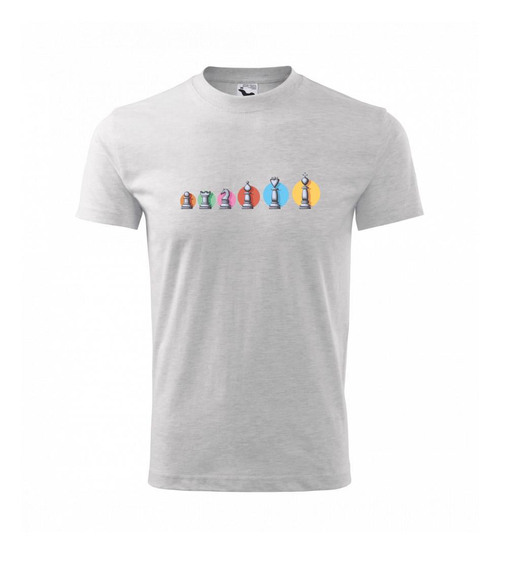 Šachy v řadě barevné