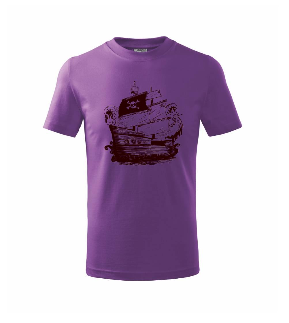 Pirátská loď malovaná