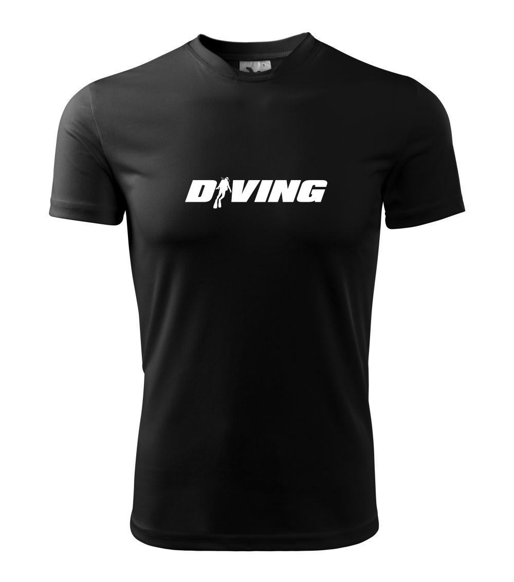 Diving nápis potápěč - Dětské triko Fantasy sportovní (dresovina)