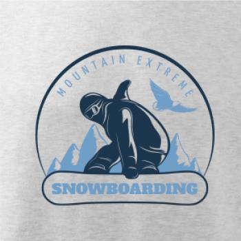 Mountain extreme snowboarding kulaté