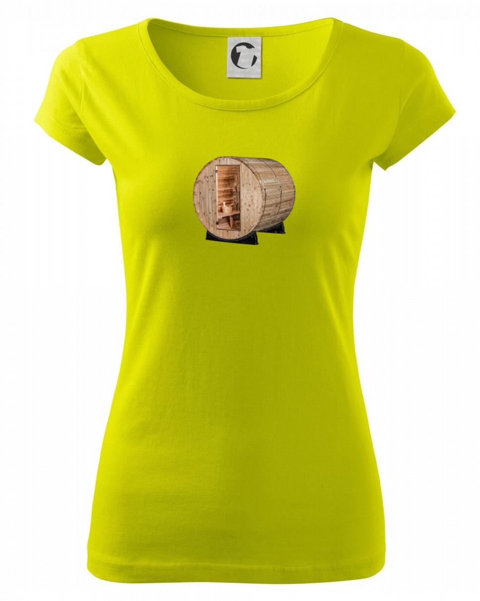 Venkovní sauna z boku