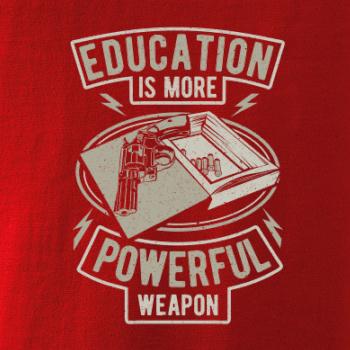Education Is More Powerful Weapon