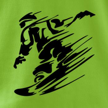 Rychlý snowboardista