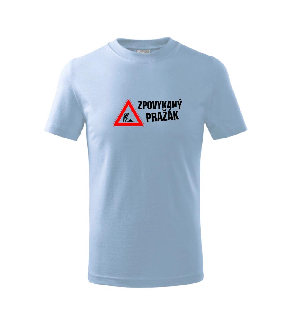 Zpovykaný Pražák - práce na silnici