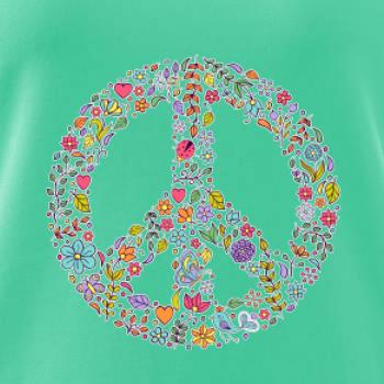Peace symbol lístečky Peace symbol lístečky