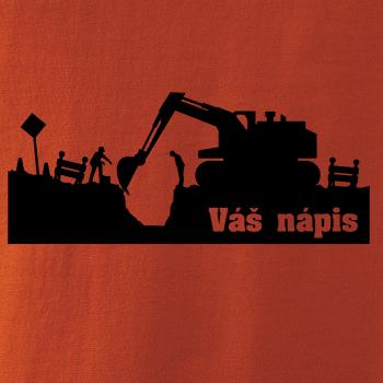 Zemní práce - silueta (váš text)