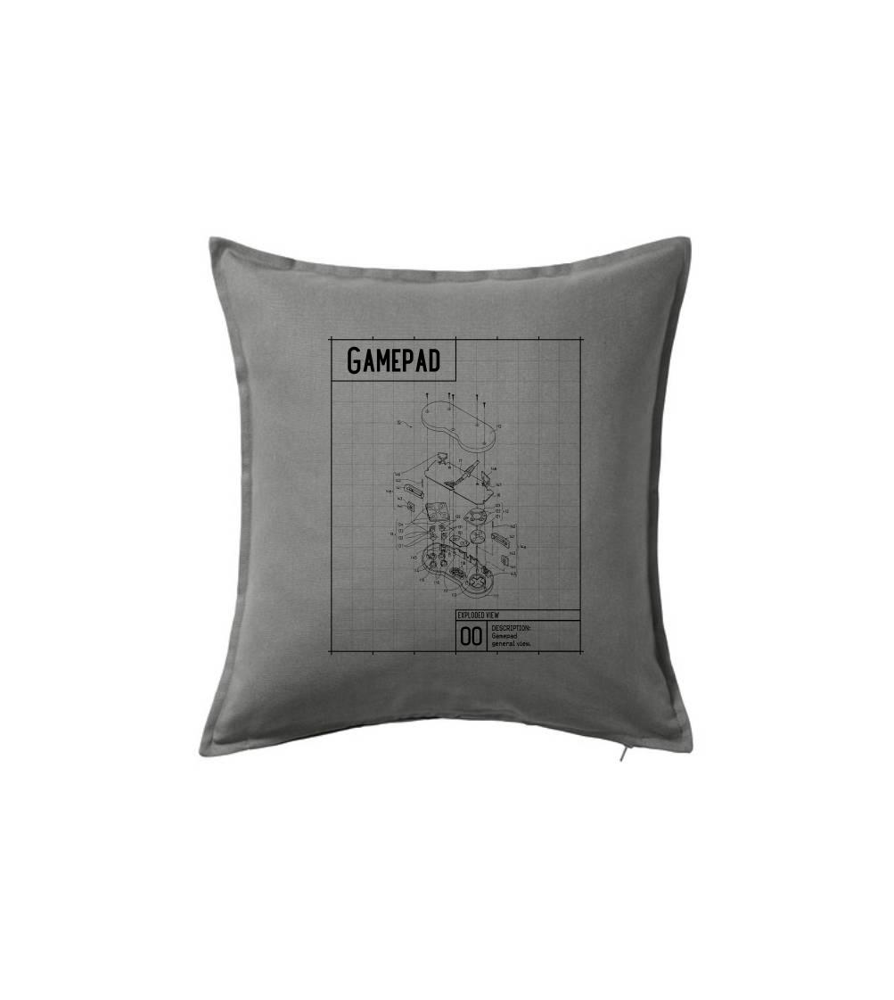 Nákres Gamepad rozebraný