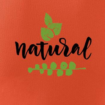 Natural - nápis v listech