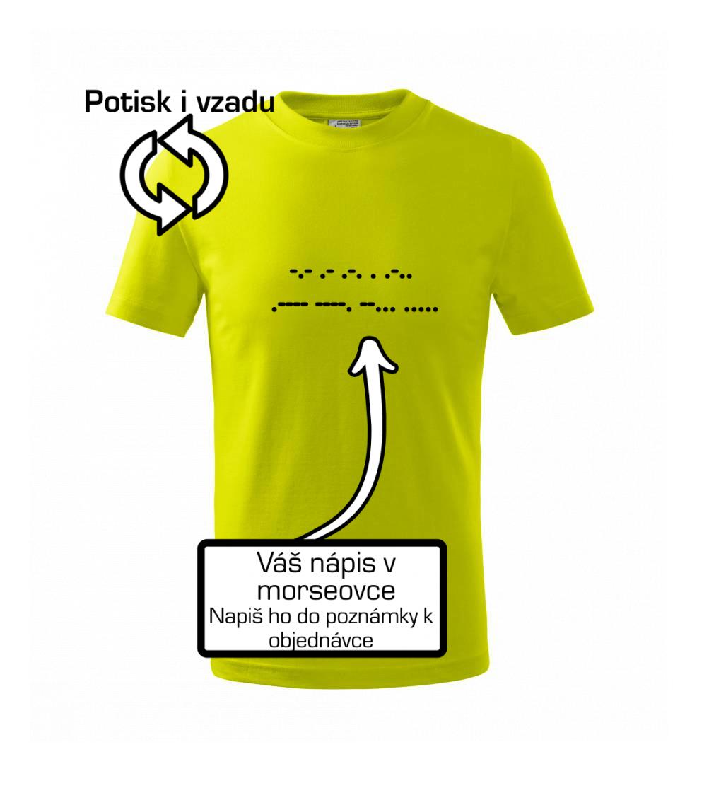 Morseovka - váš nápis