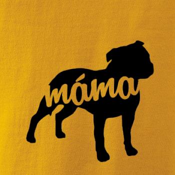 Stafordširský bullteriér máma obrys