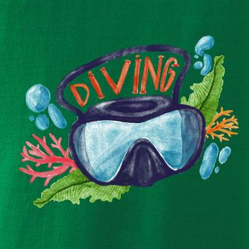 Diving obrázek kreslený