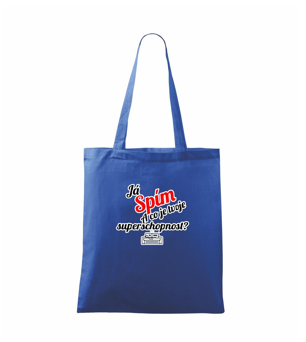 Já spím - tvoje superschopnost? šikmý nápis