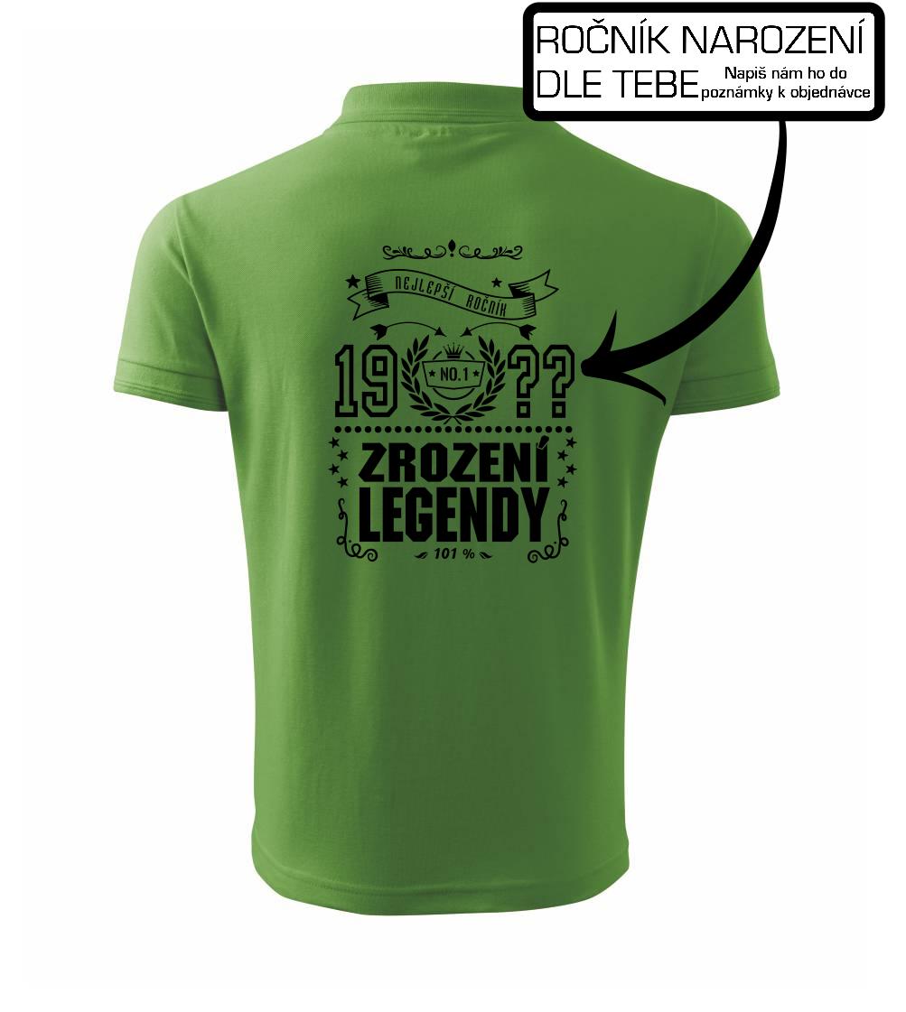Zrození legendy - pro všechny - vlastní letopočet - Polokošile pánská Pique Polo 203