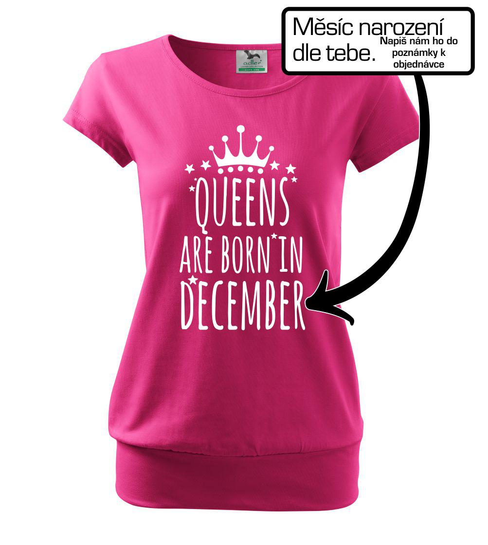 Queens are born in (vlastní nápis měsíc narození) Queens are born in (vlastní nápis měsíc narození)