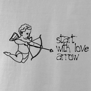 Start with love arrow