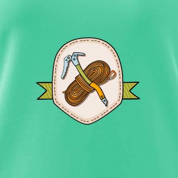 Horolezecké lano a cepín