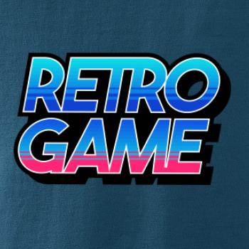 Retro game nápis barevný