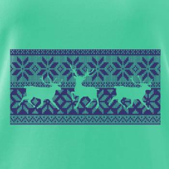 Jelen ve vánočním vzoru