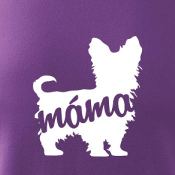 Jorkšírský teriér máma obrys