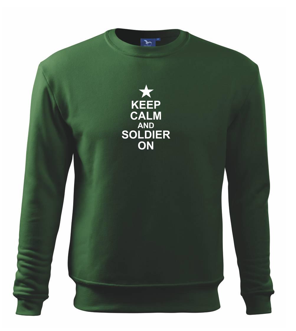 Keep calm and soldier on - Mikina Essential dětská