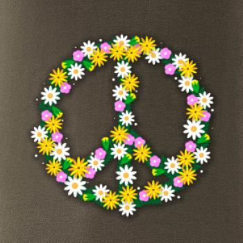 Peace symbol kopretiny Peace symbol kopretiny