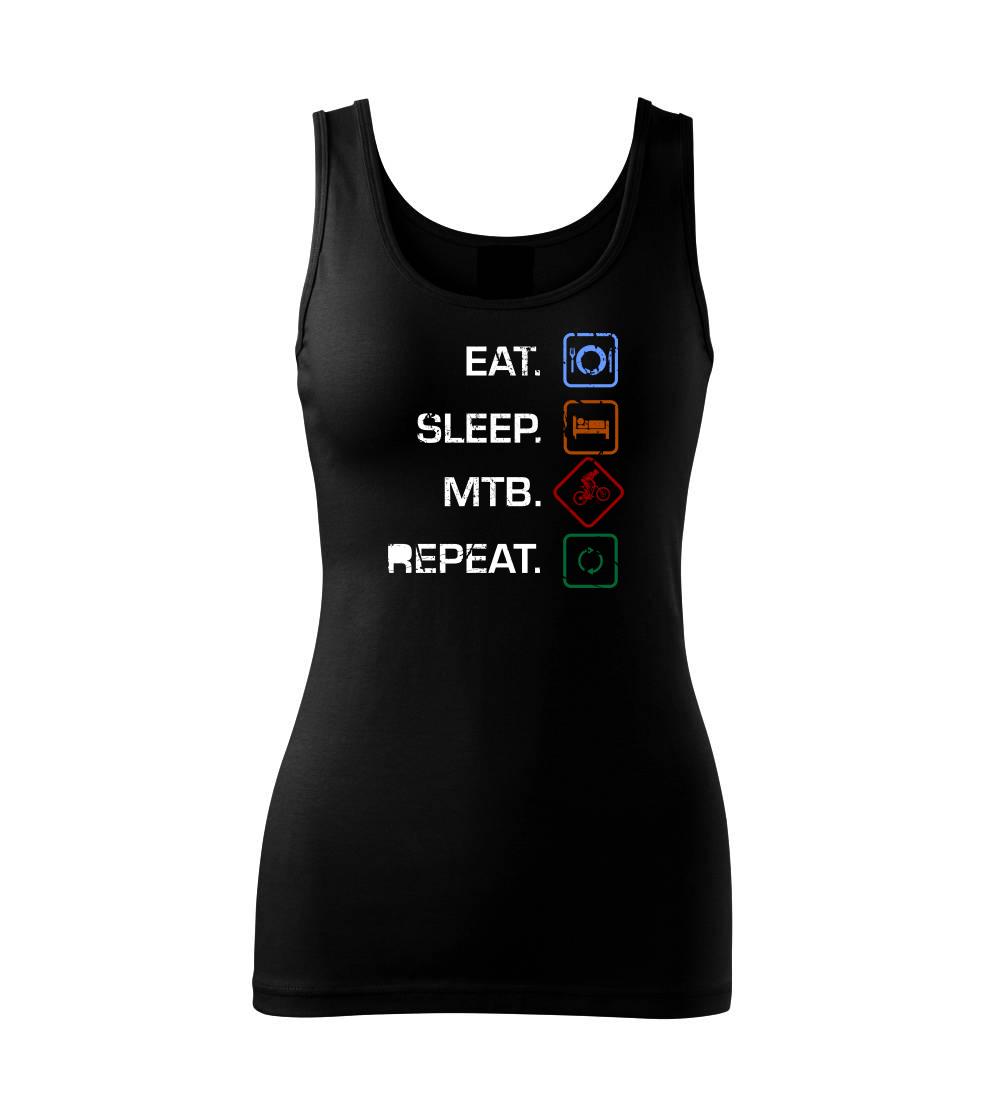 Eat sleep MTB repeat - Tílko triumph