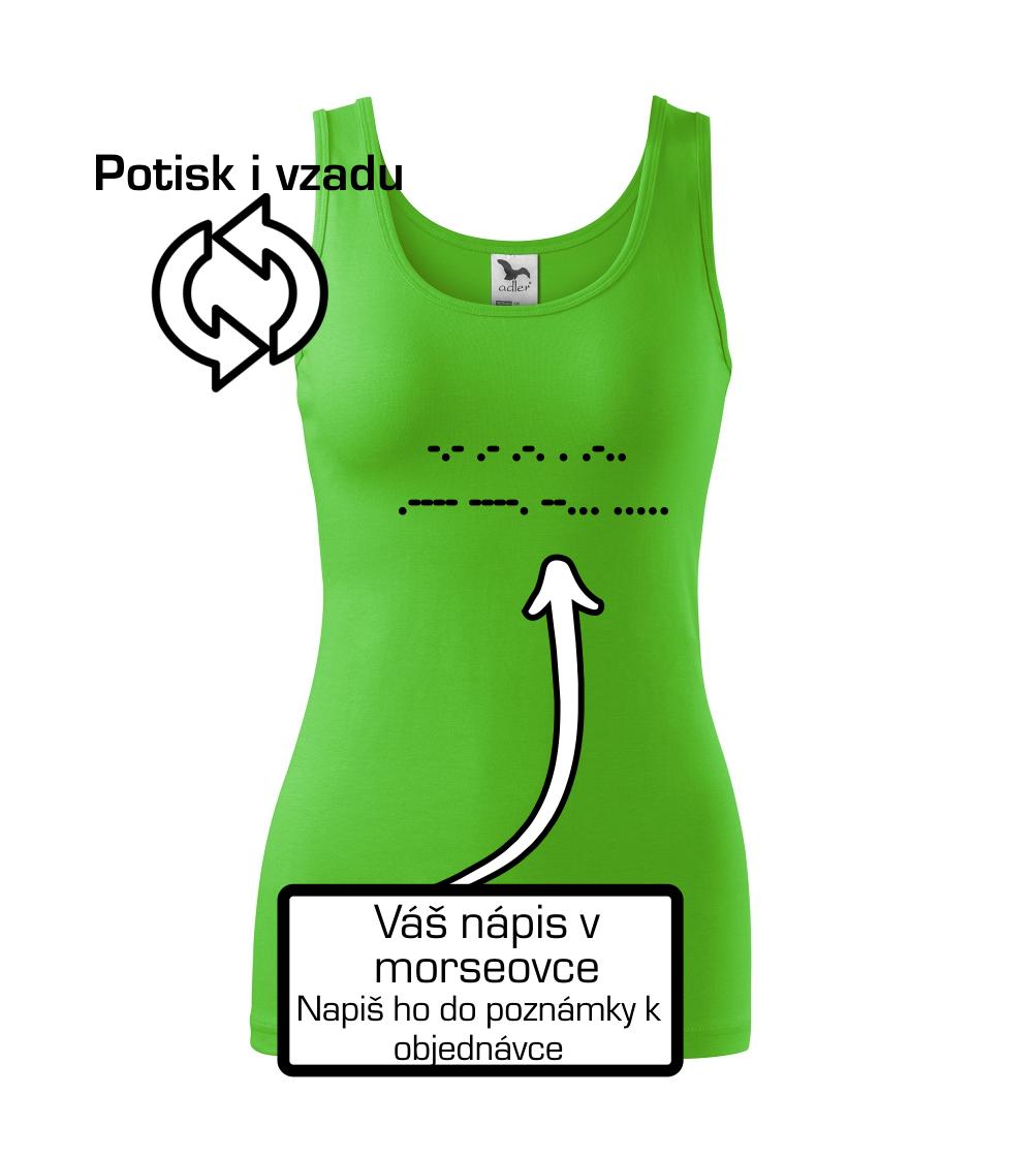 Morseovka - váš nápis