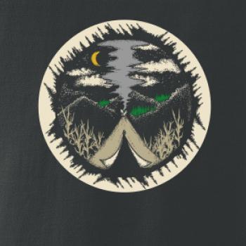 Indiánské teepee v kruhu