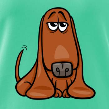 Baset - kreslený hnědý