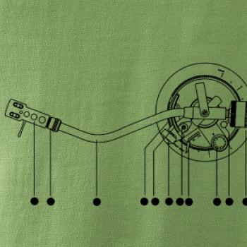Nákres rameno gramofonu