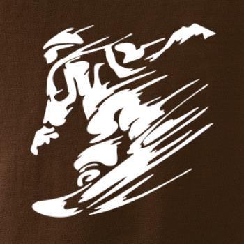 Rychlý snowboardista