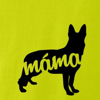 Německý ovčák máma obrys