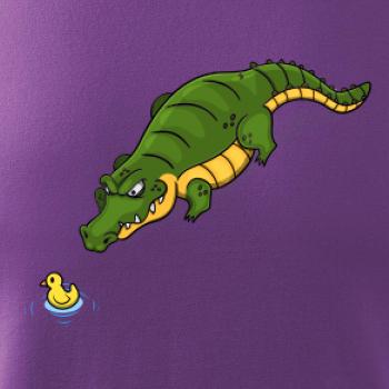 Krokodýl zelený s kačenkou