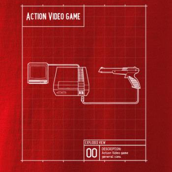Nákres videohra se zbraní