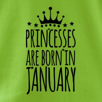 Princesses are born in January