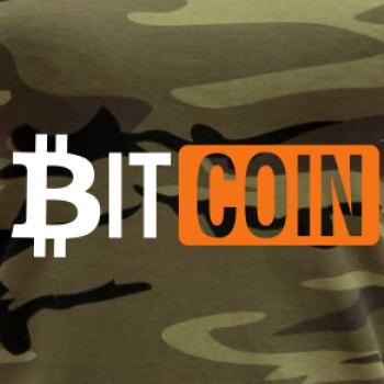 Bitcoin nápis Bitcoin nápis