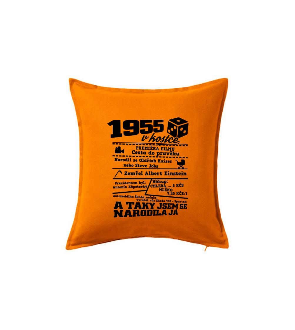 1955 v kostce - Polštář 50x50