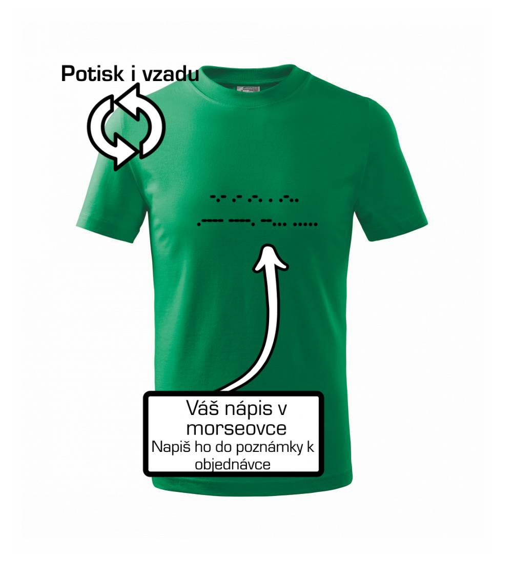 Morseovka - váš nápis