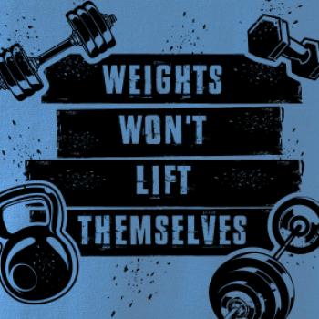Weights wont lift themselfs