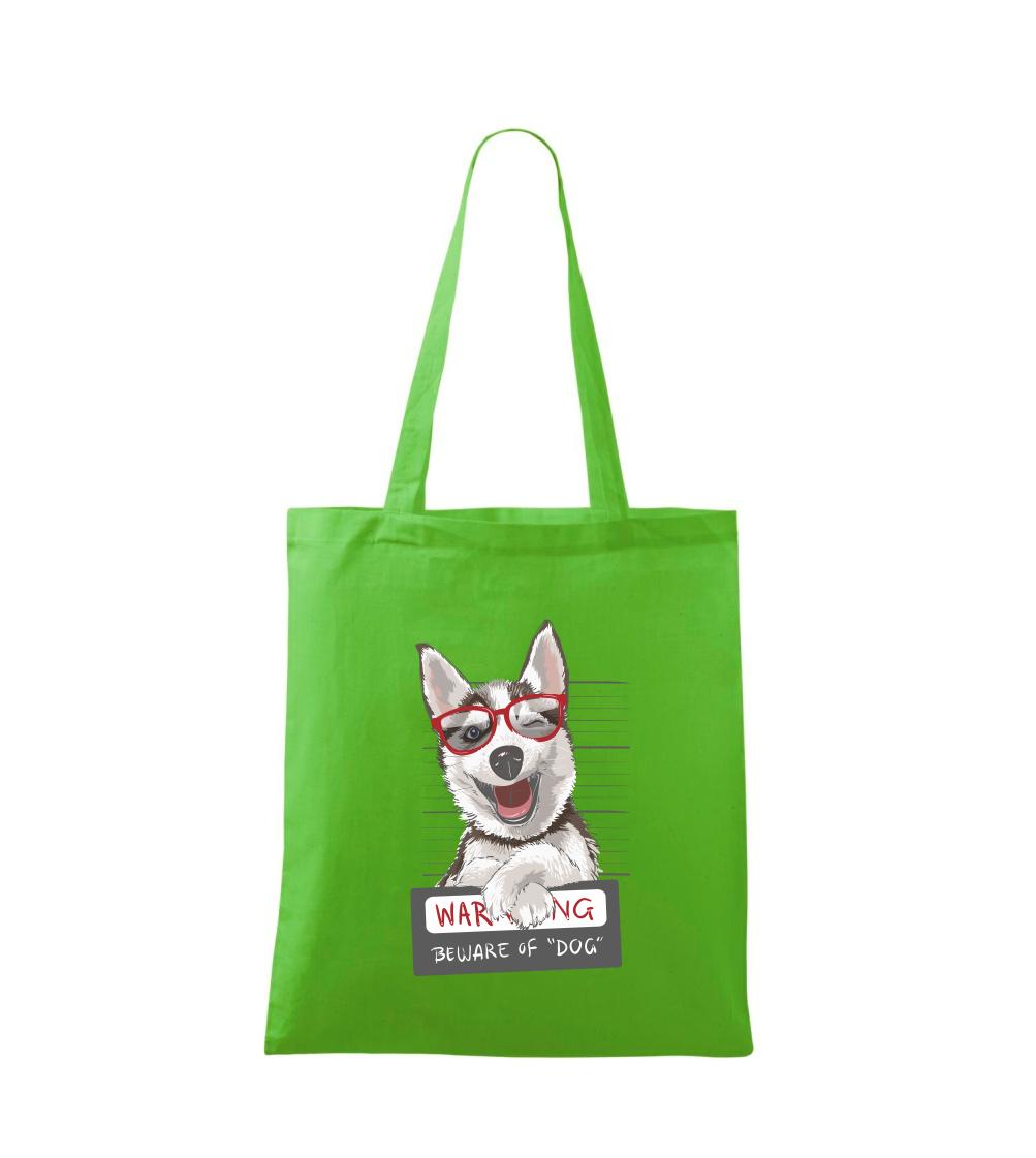 Husky - beware of dog