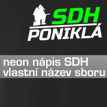 SDH hasič klečící - Váš název - FLUO
