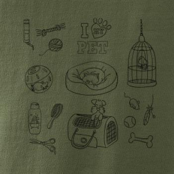 I love my pet - kreslený obrázek
