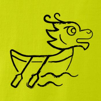 Dračí loď sprejovaná