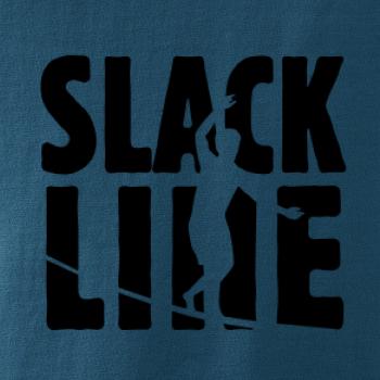 Slackline nápis