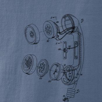 Nákres telefonní sluchátko staré