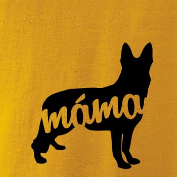 Německý ovčák máma obrys