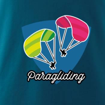 Paragliding dva padáky